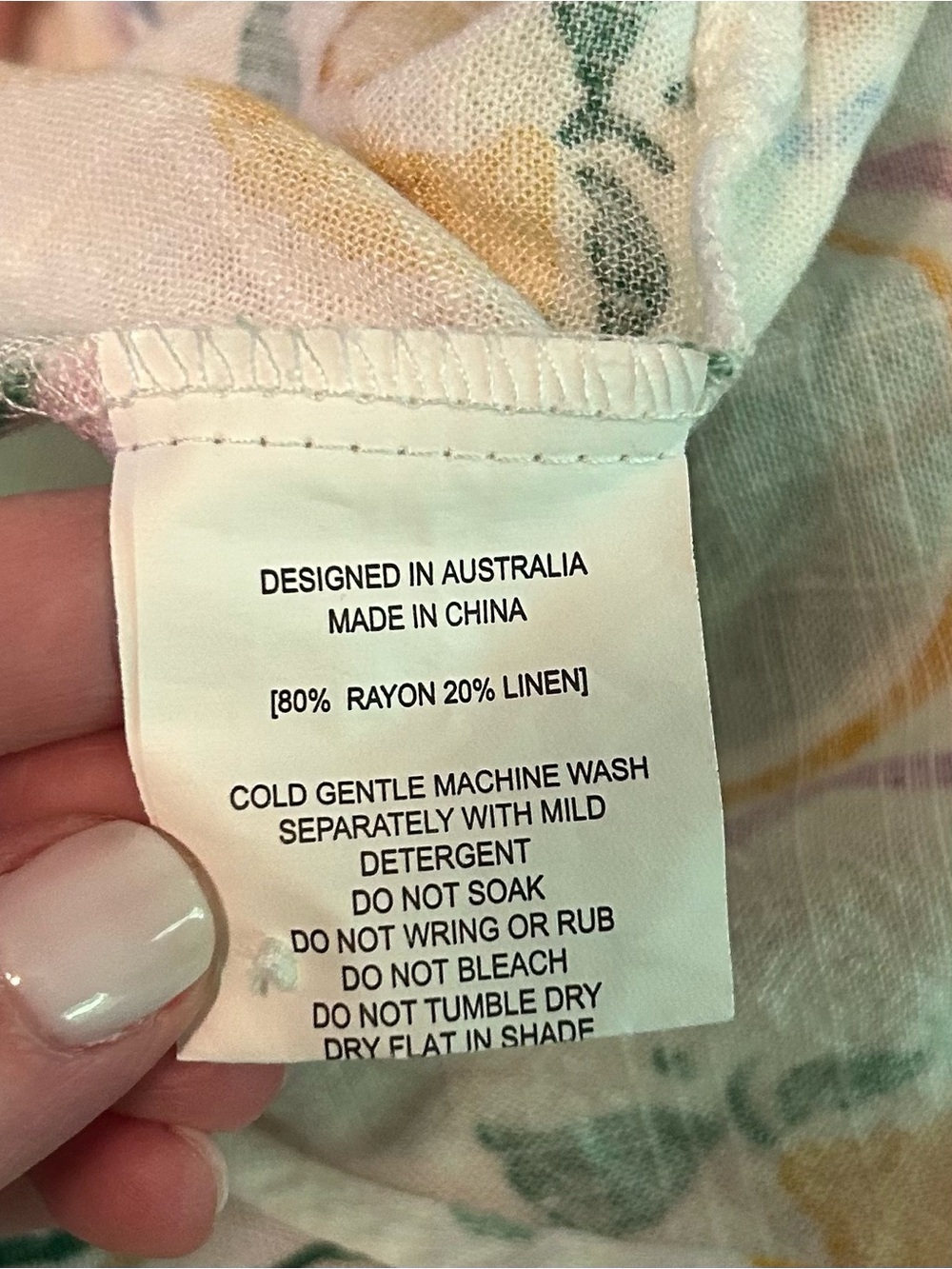 Label of Love Limone Border Cover-Up Shirt Dress - Long Sleeve Women’s SZ XL - Picture 9 of 9
